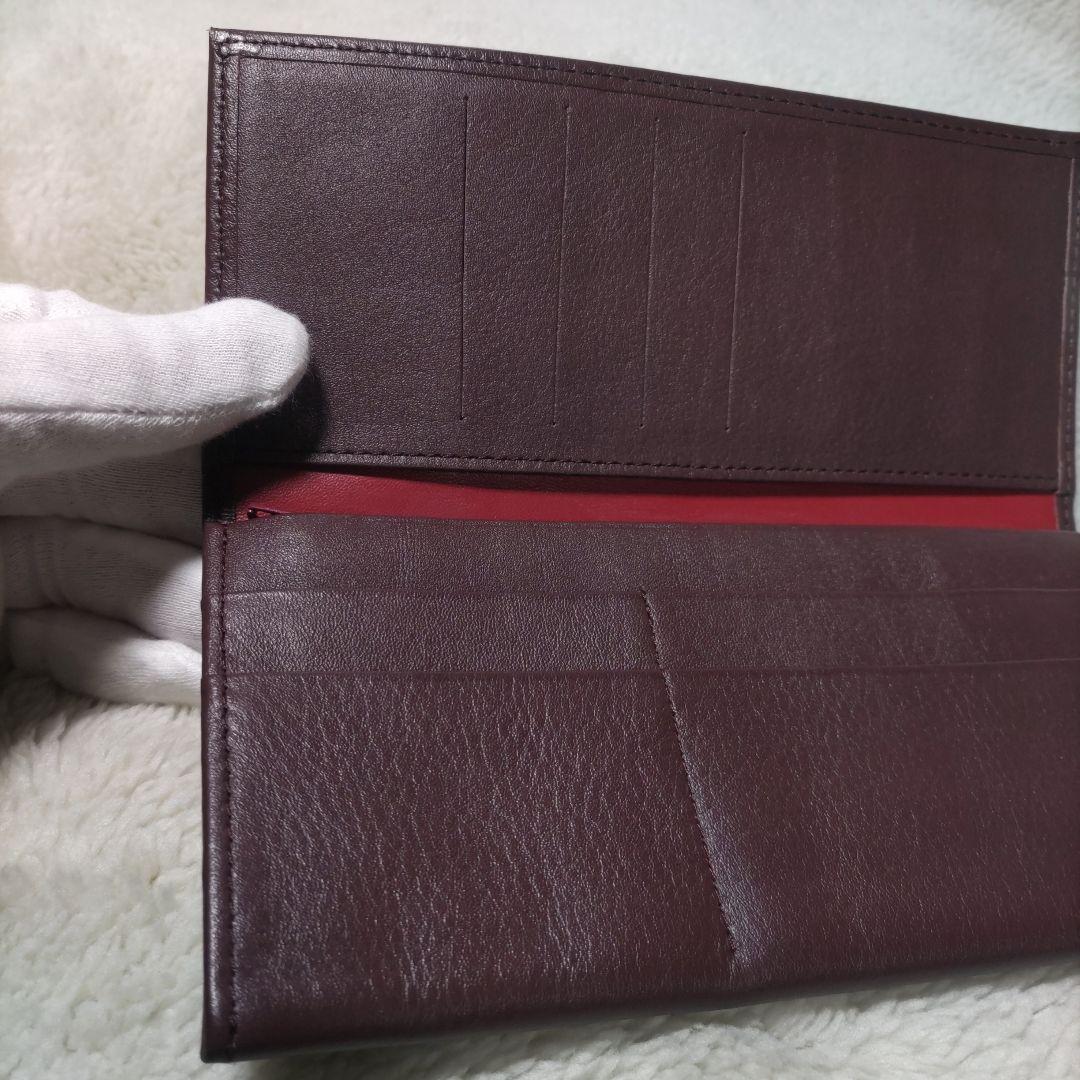 皇居　皇室　限定　長財布　折り財布　本革　こげ茶
