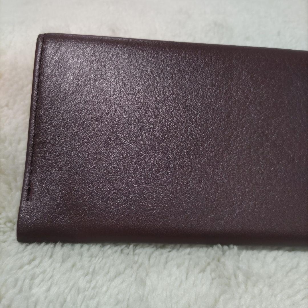 皇居　皇室　限定　長財布　折り財布　本革　こげ茶