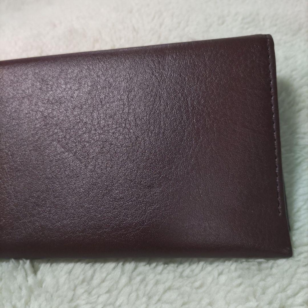 皇居　皇室　限定　長財布　折り財布　本革　こげ茶