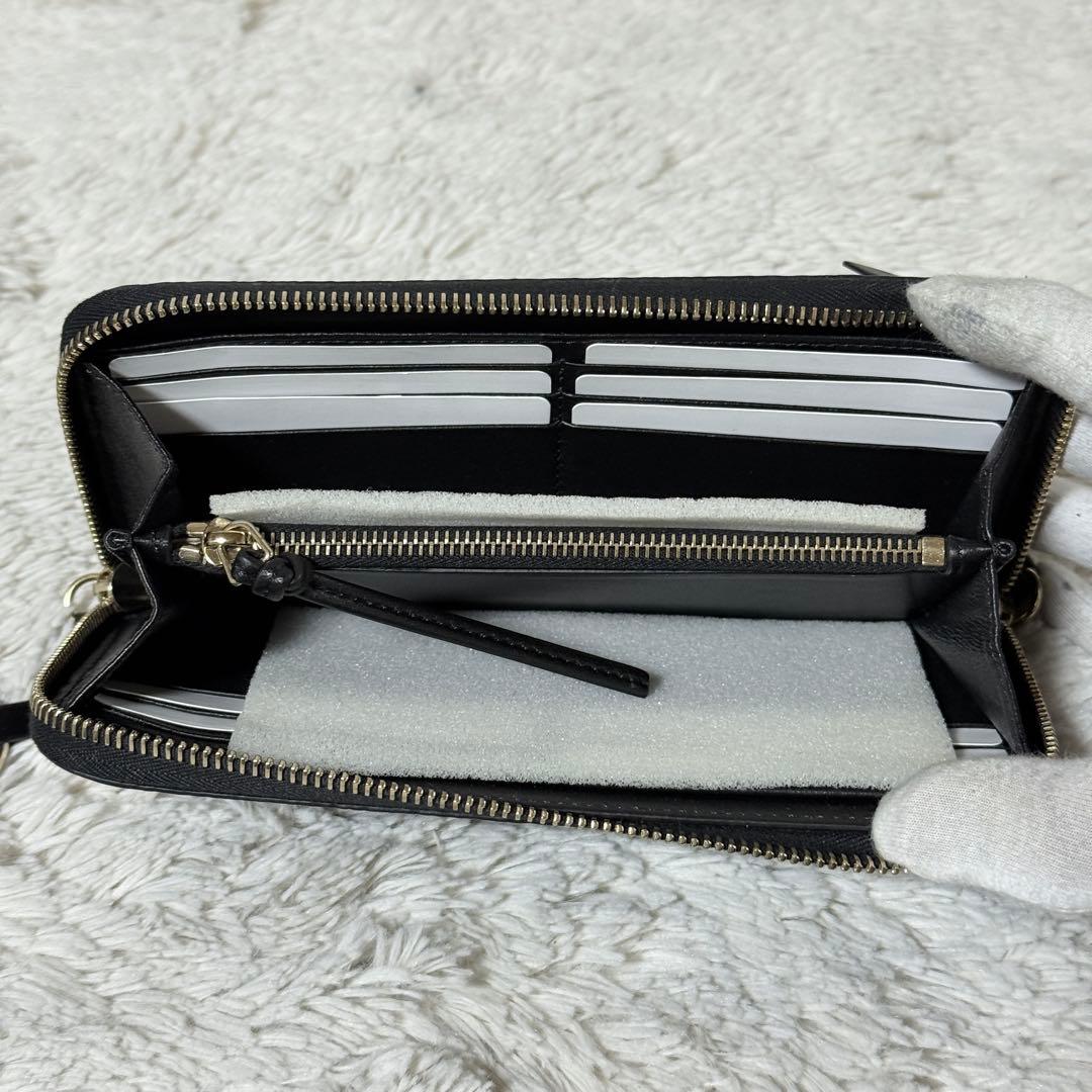 未使用✨Chloe クロエ アルファベット レザー　ロングウォレット ブラック