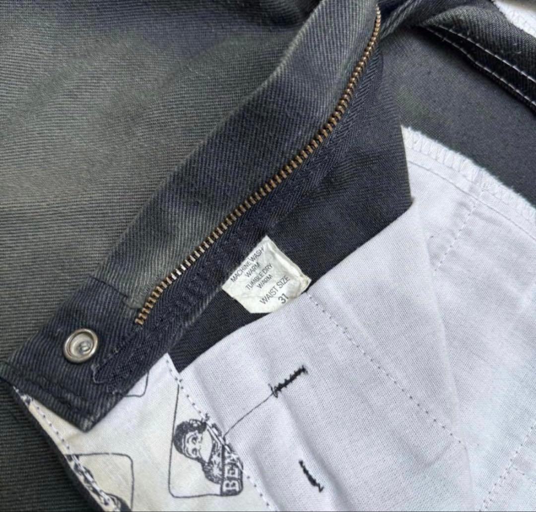 雰囲気系 90s BEN DAVIS フリスコパンツ 黒 ワークパンツ W30