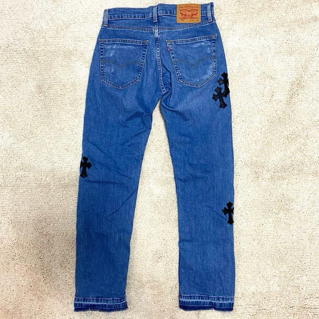 Levi’s 505 デニム advance カスタム クロスパッチ ジーンズ