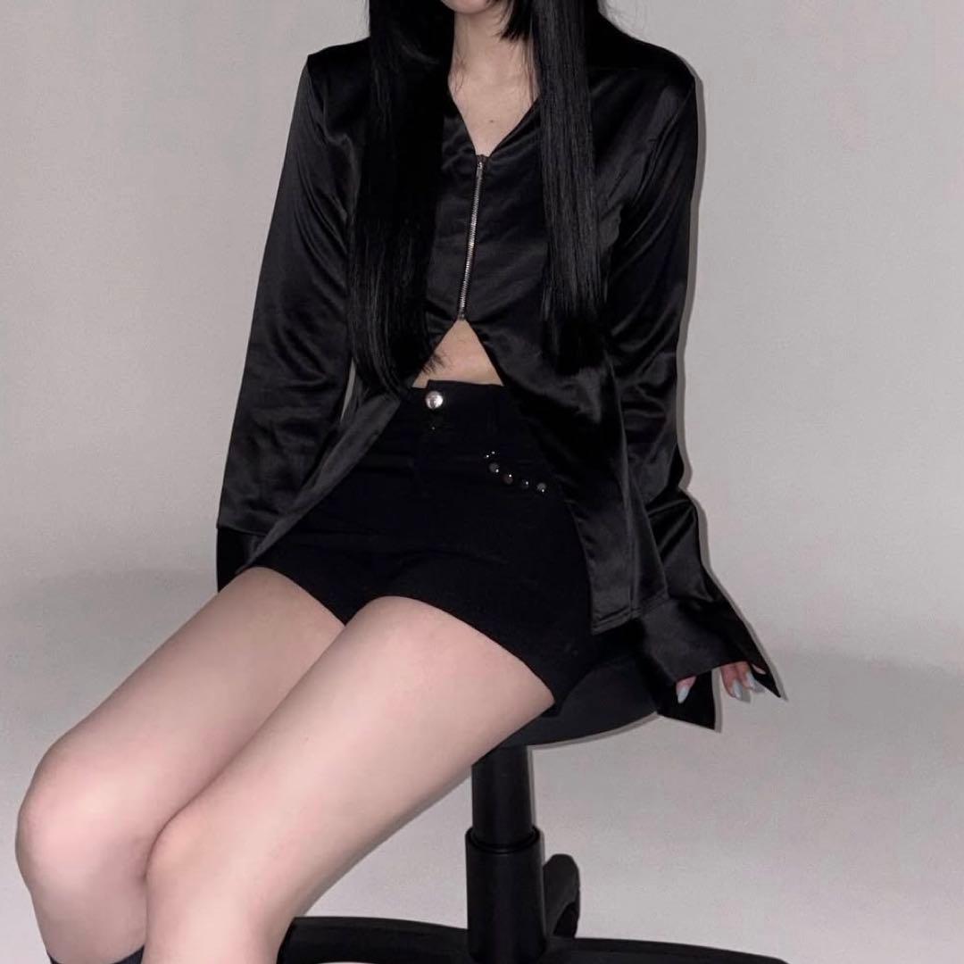 パンツ kisstheclub studded short pants