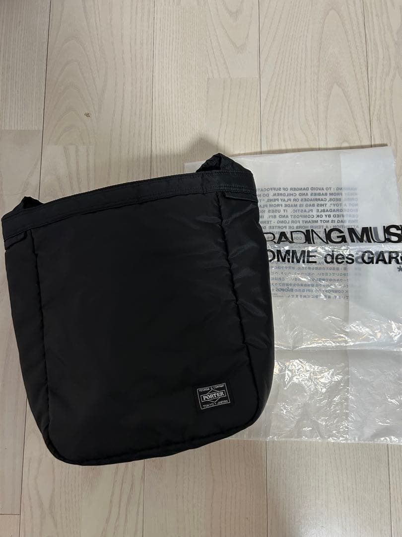 最終値下げ ポーター×コムデギャルソン ナイロンショルダーバッグ