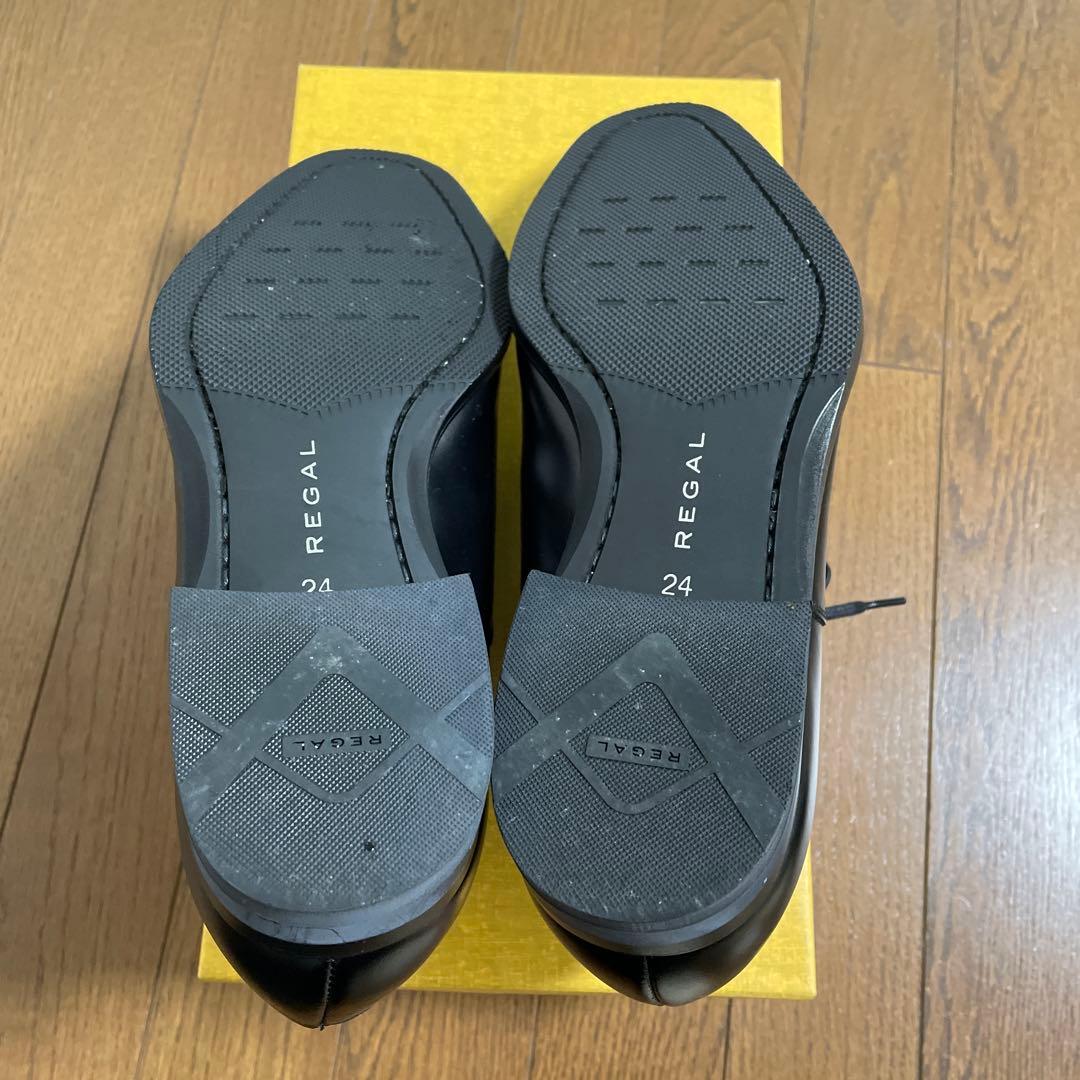 REGALリーガル　メンズ革靴　ビジネスシューズ　24㎝ 黒　ドレスシューズ