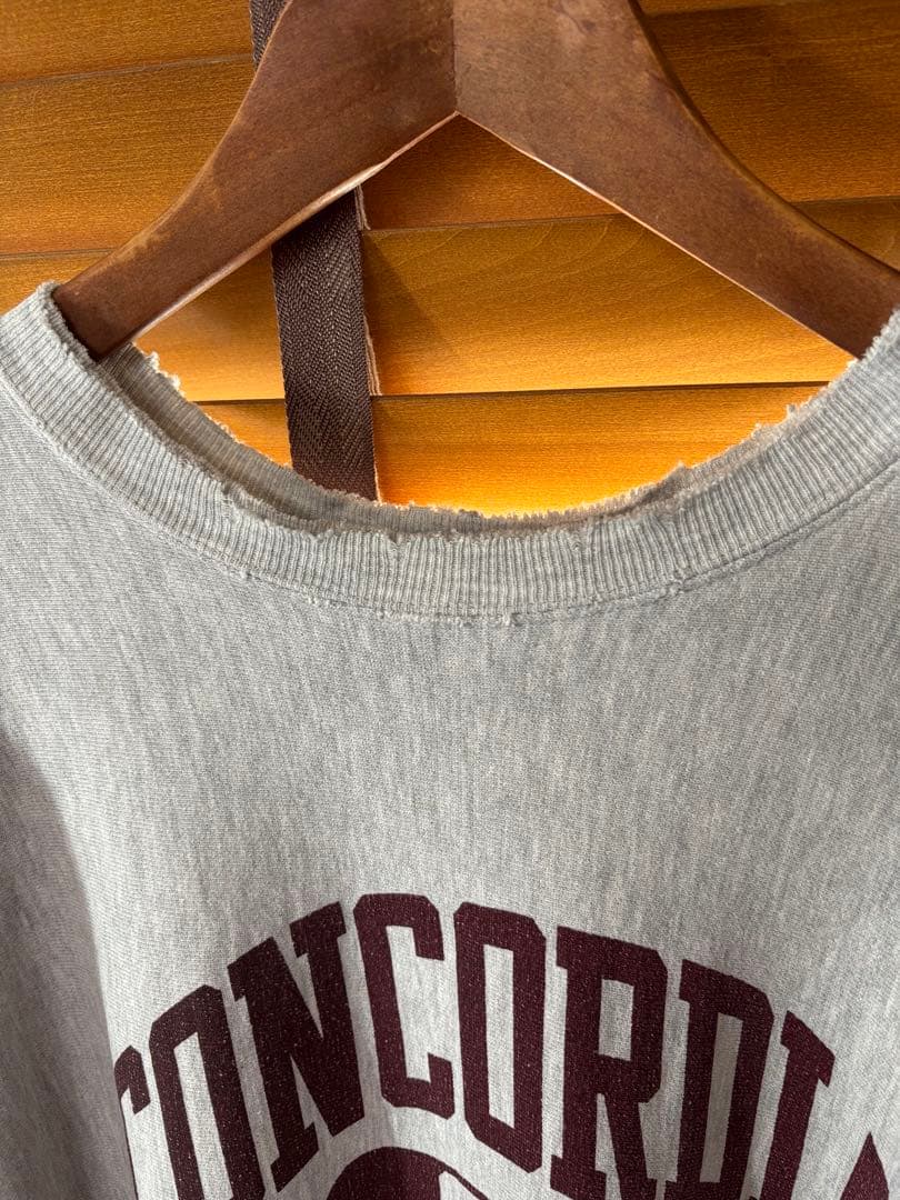 90s USA製 チャンピオン リバースウィーブ XL カレッジ 3段プリント