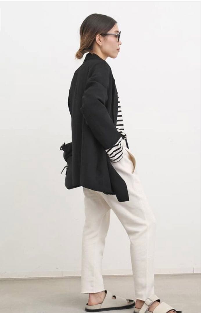 L'Appartement サルエルスウェットパンツ