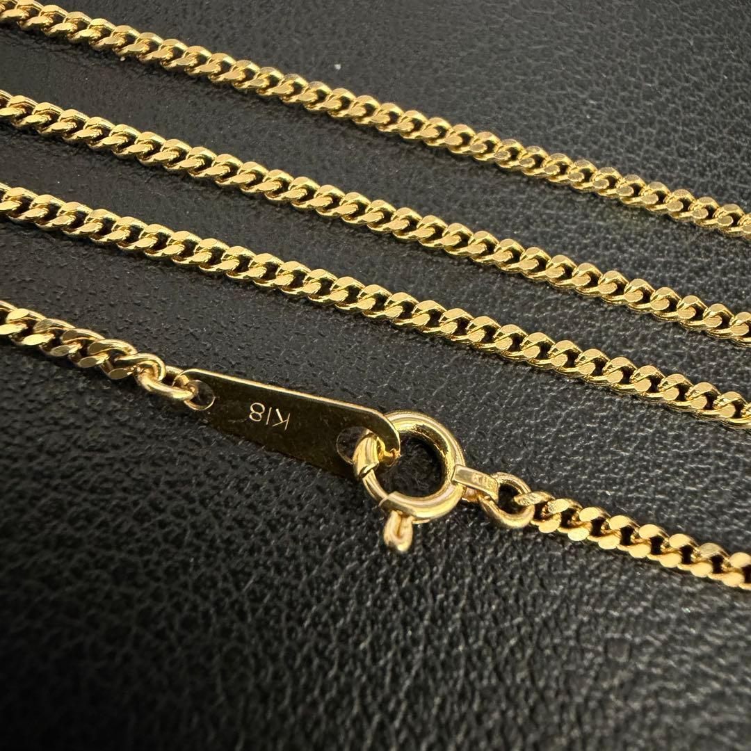 美さま専用(B013026) K18喜平ネックレス 2面シングル 18金 YG