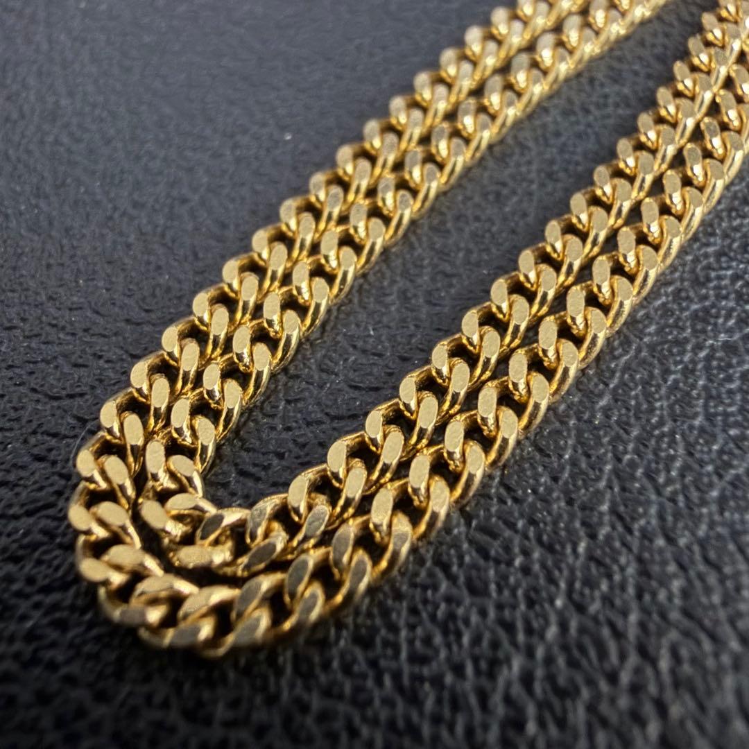 美さま専用(B013026) K18喜平ネックレス 2面シングル 18金 YG