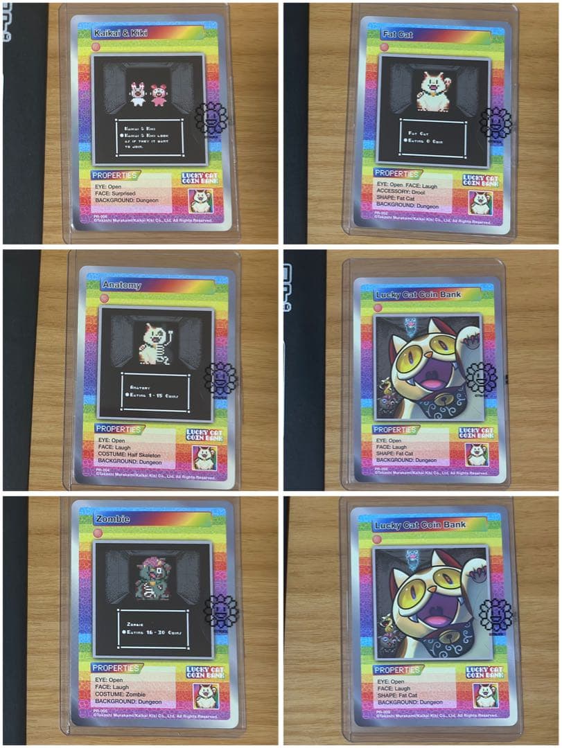 村上隆 サンフランシスコ プロモカード 5種6枚セット