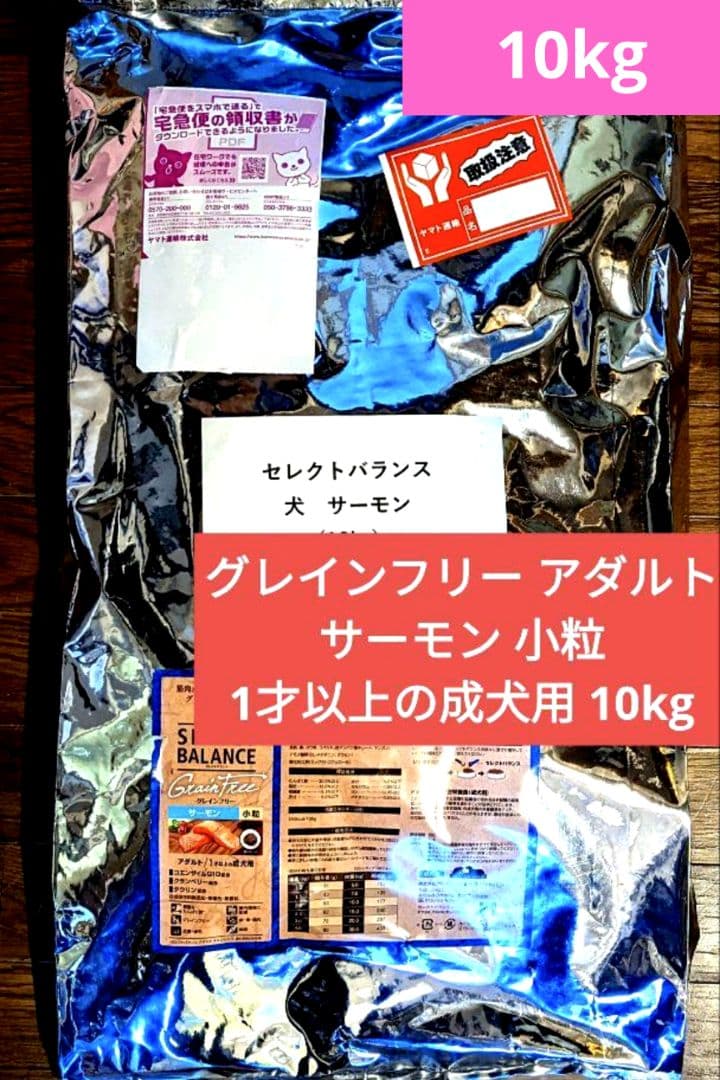 セレクトバランス グレインフリー アダルト サーモン 成犬用 10kg
