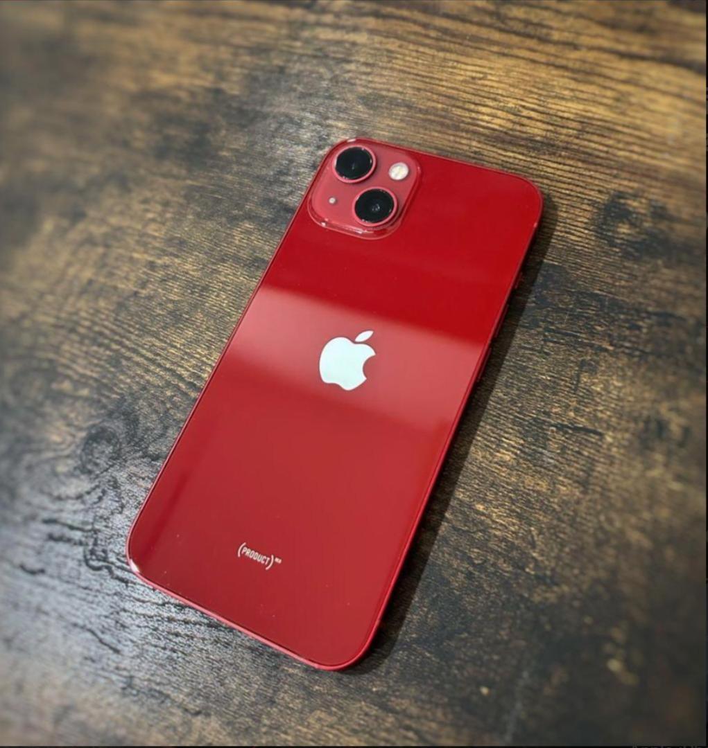 【美品】iPhone13 256GB REDバッテリー85% 本体のみ