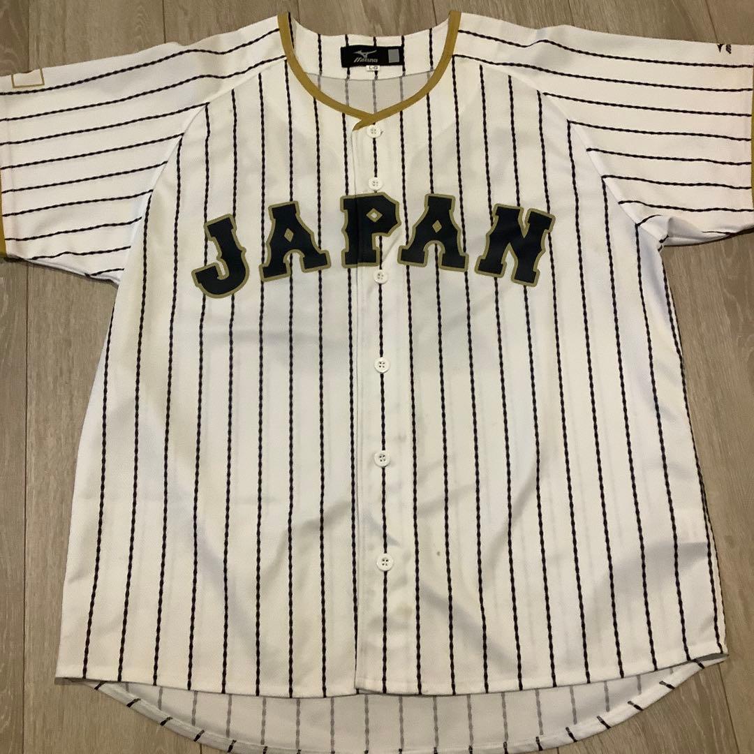 東京ヤクルトスワローズ　山田哲人　侍ジャパンユニフォーム　LーOサイズ