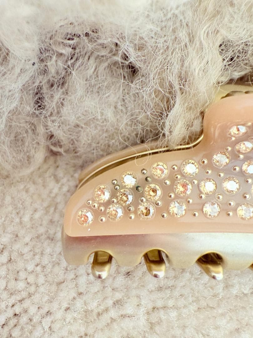 アレクサンドル ドゥ パリ ヘアクリップ ヴァンドーム　ラインストーン