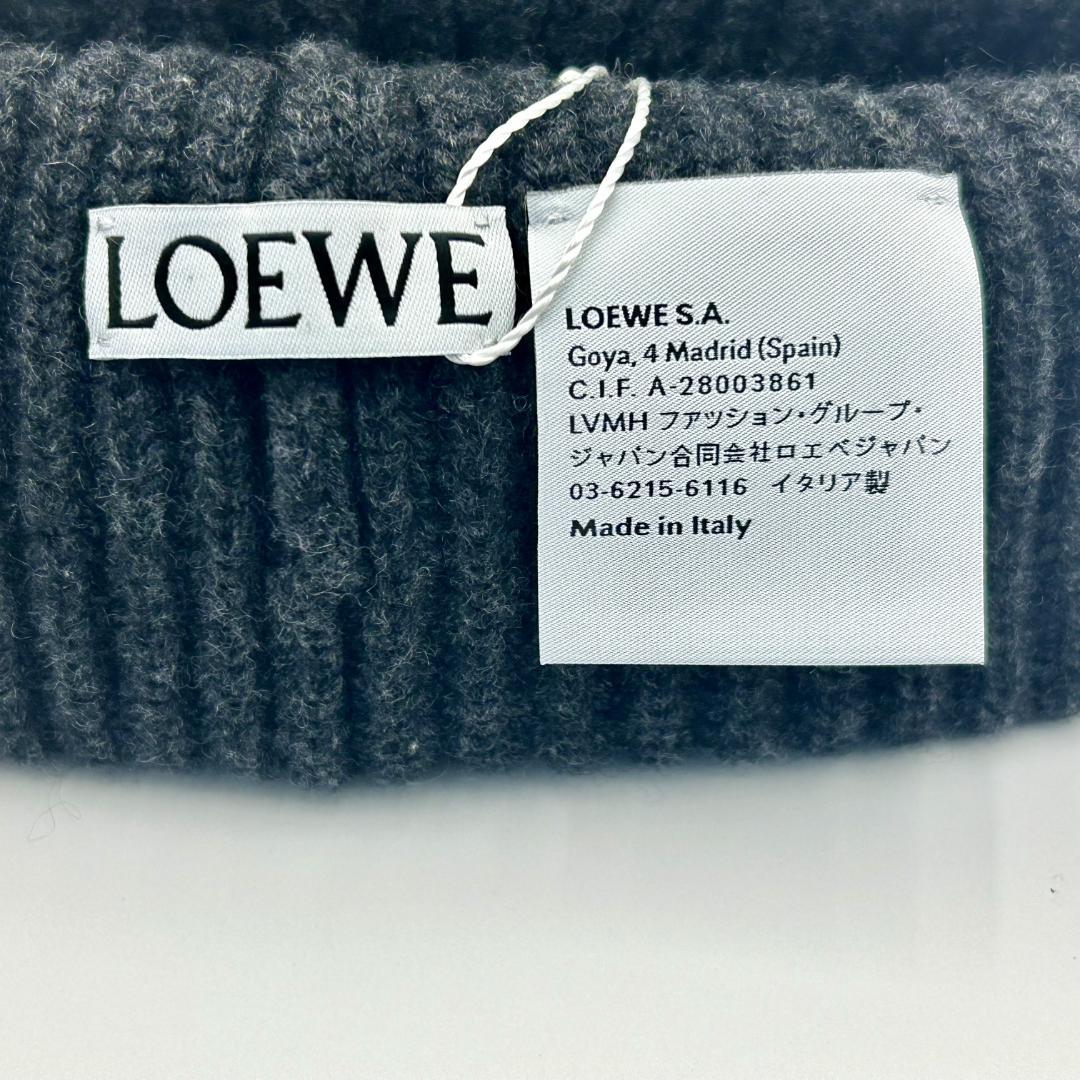 ☆新品未使用☆ LOEWE ニットキャップ カシミヤ ブラック