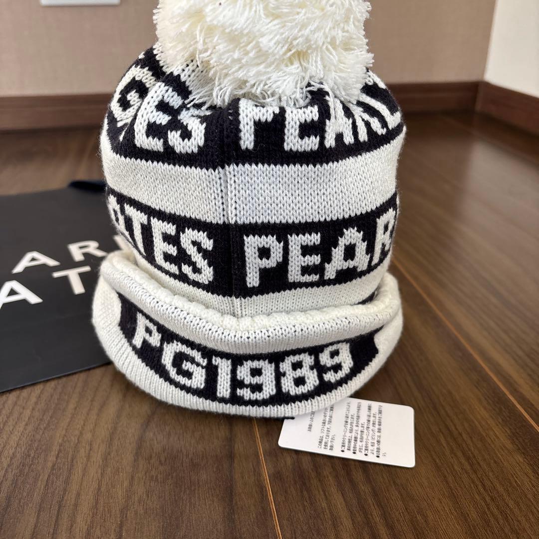 新品♪PEARLY GATES ニット帽　耳当て付き　サンバイザーユニセックス