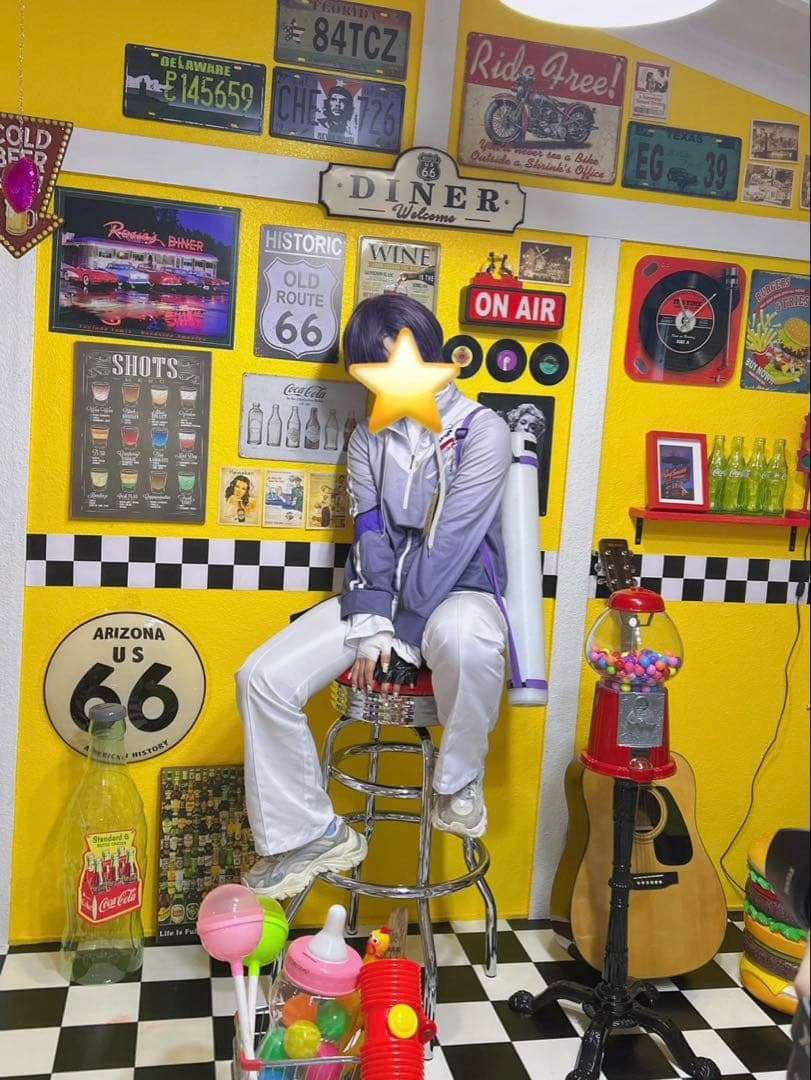 ROF-MAO剣持刀也 Overflow コスプレ Mサイズ　衣装➕ウィッグ