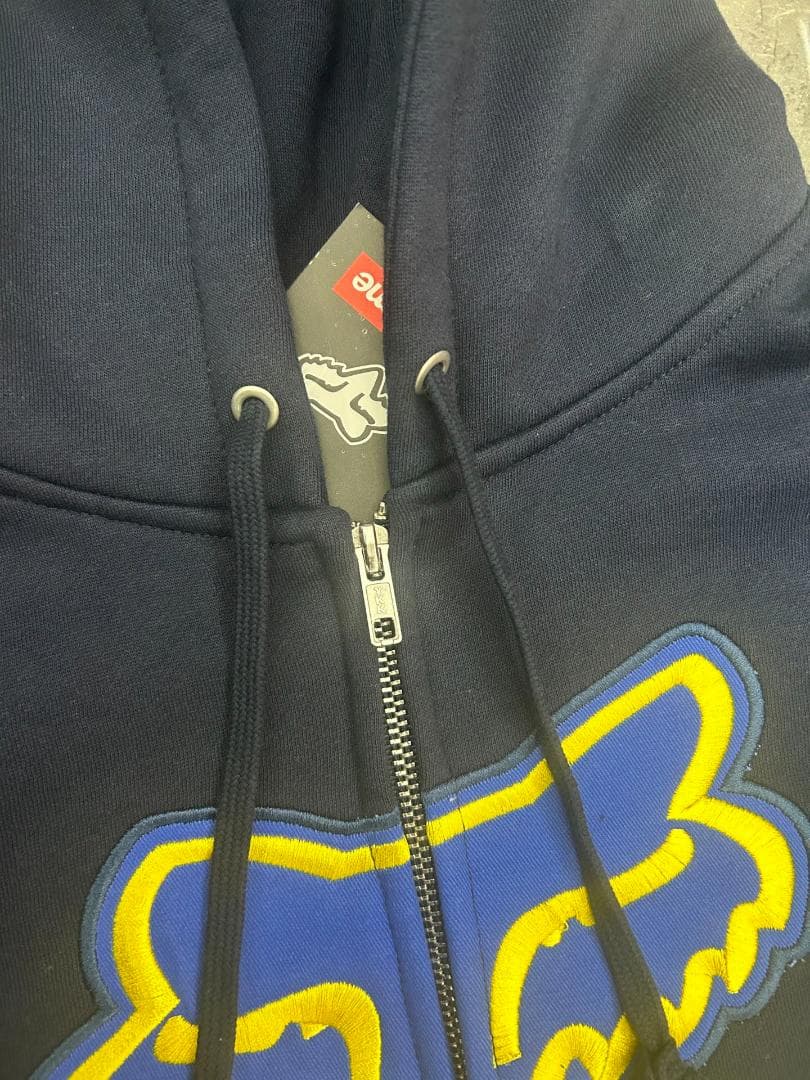 Supreme × Fox Racing コラボ フルジップ フーディー M