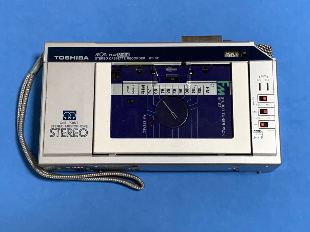 TOSHIBA 東芝 KT-R2　カセットレコーダー