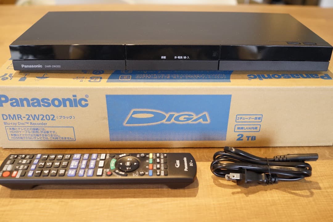 [新品同様]Panasonic DIGA DMR-2W202