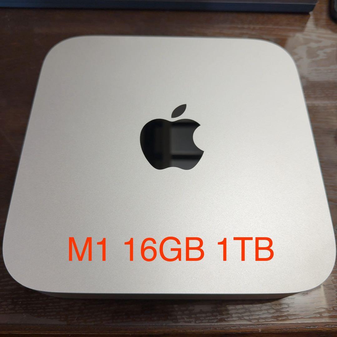 Macデスクトップ Apple Mac mini M1 16GB 1T