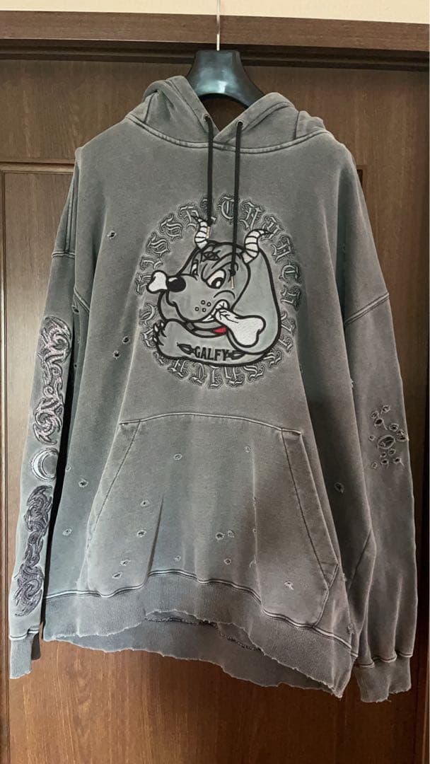 KRY GALFY コラボ ケモミミ染めボロパーカー即日発送年末年始セール中