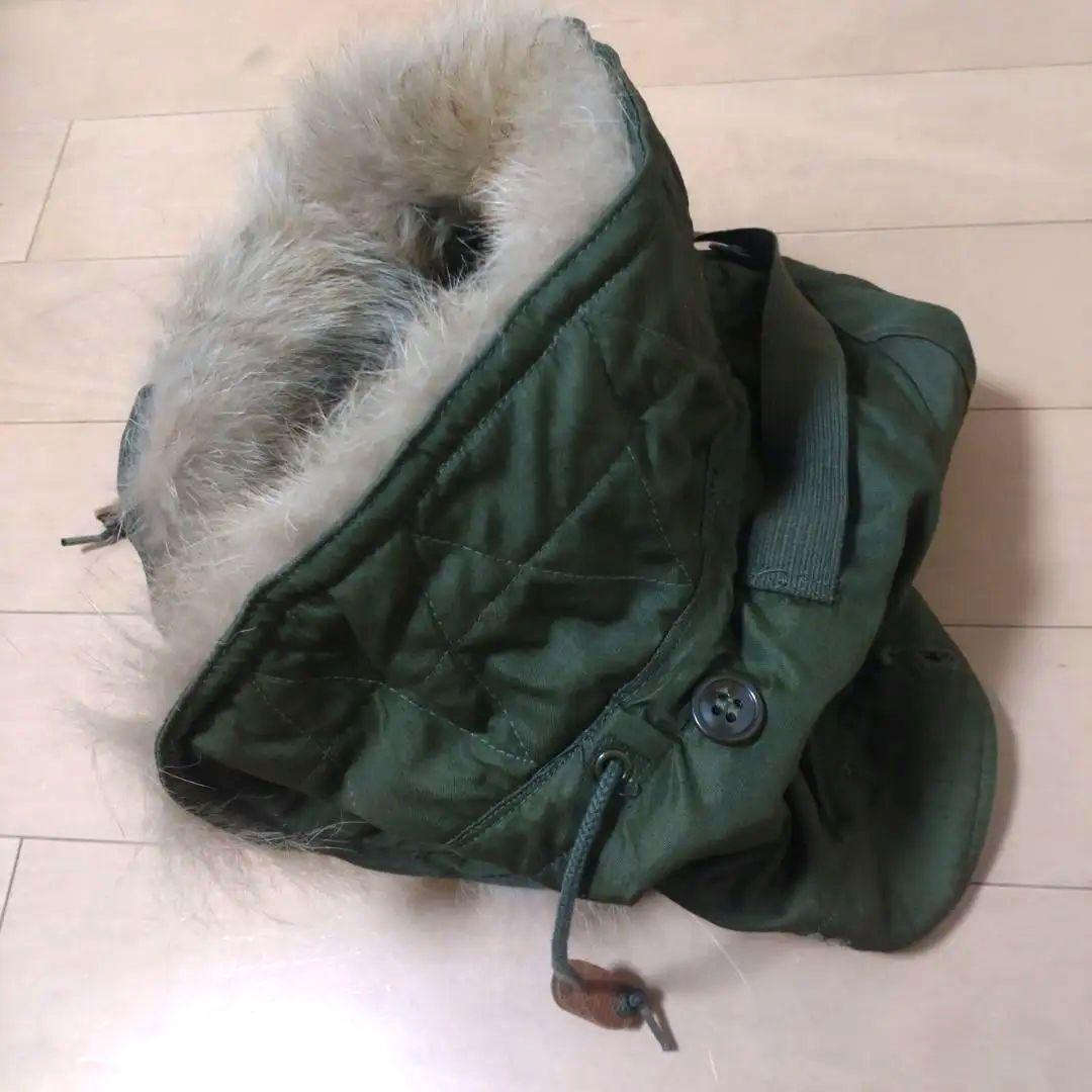 50s アメリカ軍 実物 M51 フード コヨーテファー ワイヤー付き 米軍実物