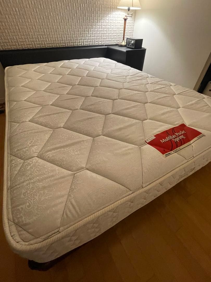 [応相談]FRANCEBEDダブルベッドフレーム・マットレスセット※東京工場