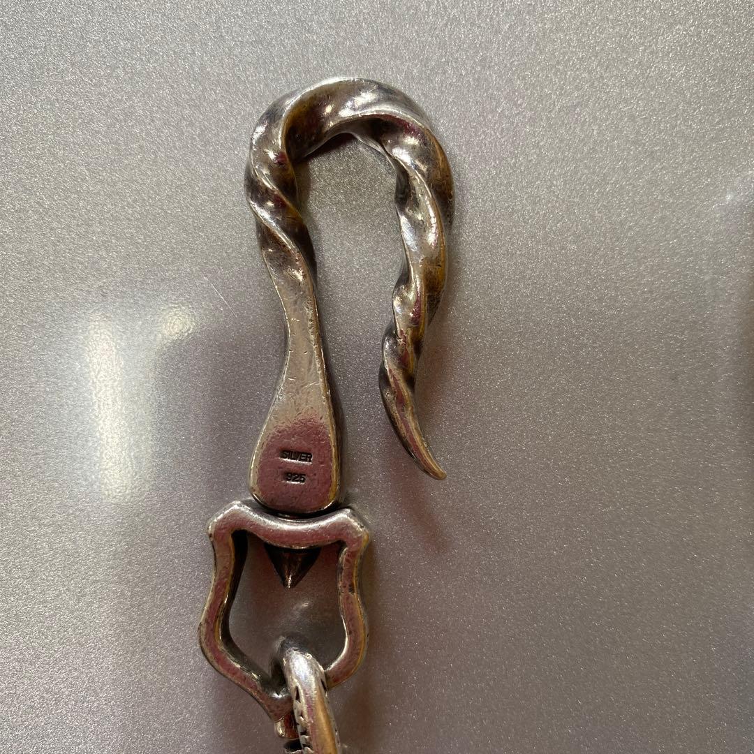 Black Boots シルバー　ウォレットチェーン　ブラックブーツ