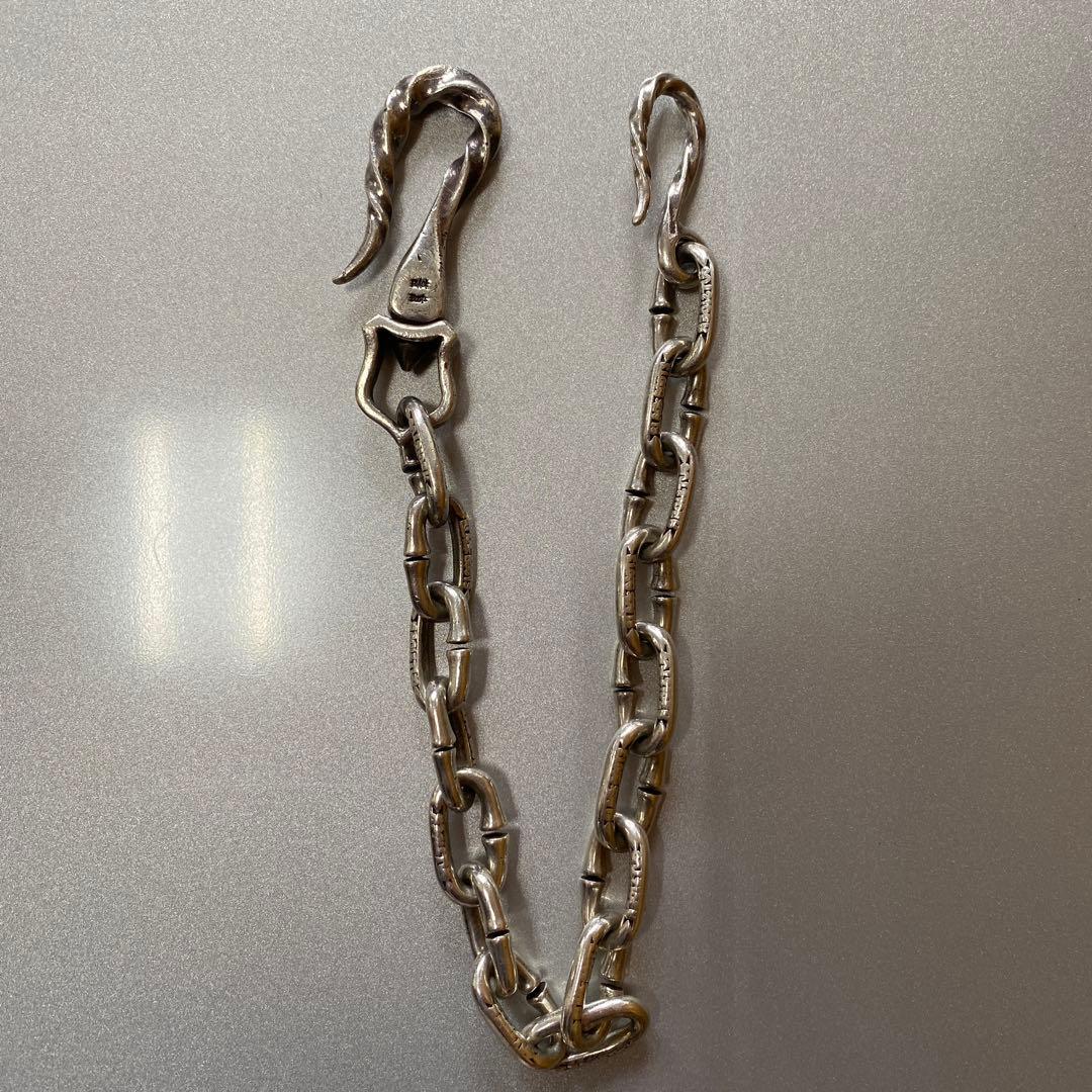 Black Boots シルバー　ウォレットチェーン　ブラックブーツ