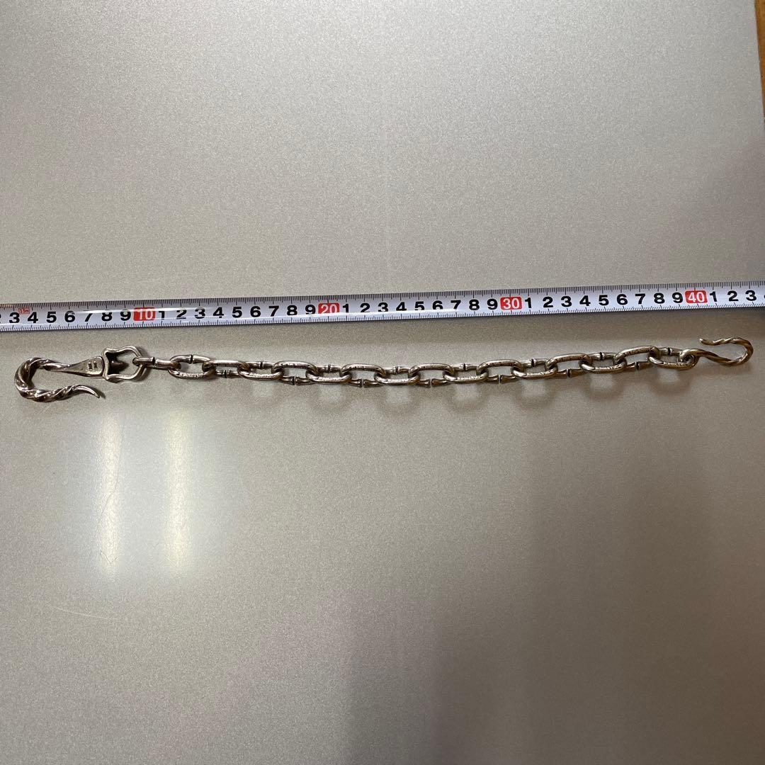 Black Boots シルバー　ウォレットチェーン　ブラックブーツ