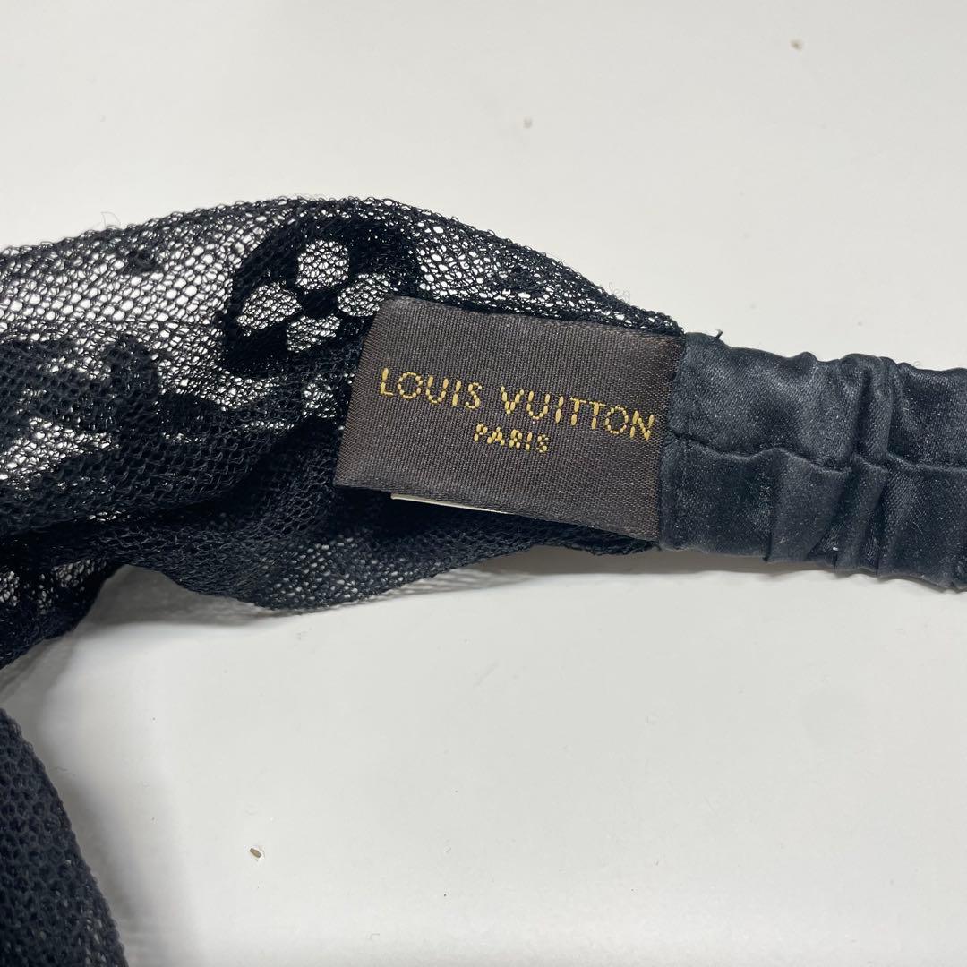 チ*コ様 LOUIS VUITTON ブラックレースヘアバンド