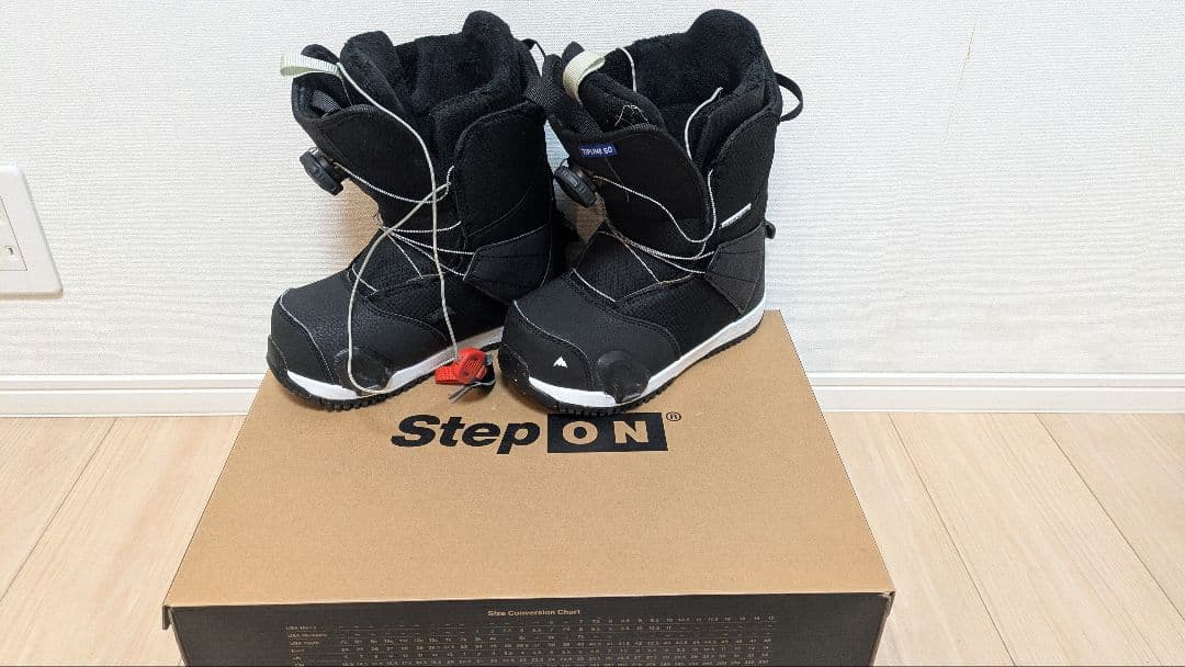 美品　Burton ステップオン 21cm （Step on Zip Line）