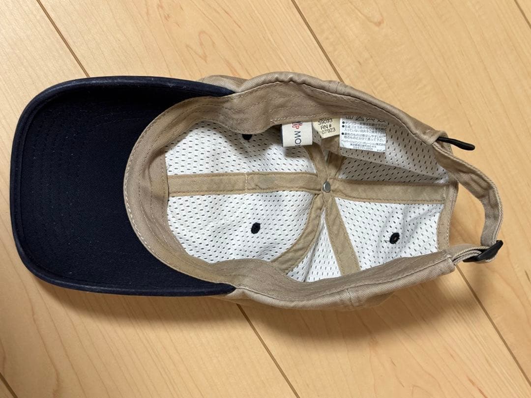 MONCLER ベージュ キャップ