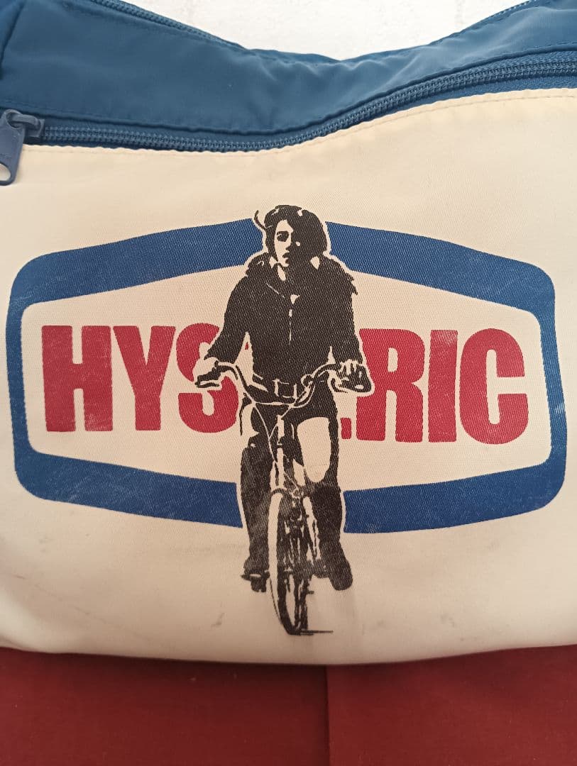 美品!ヴィンテージ ヒステリック・グラマー 自転車ロゴ ショルダーバッグ