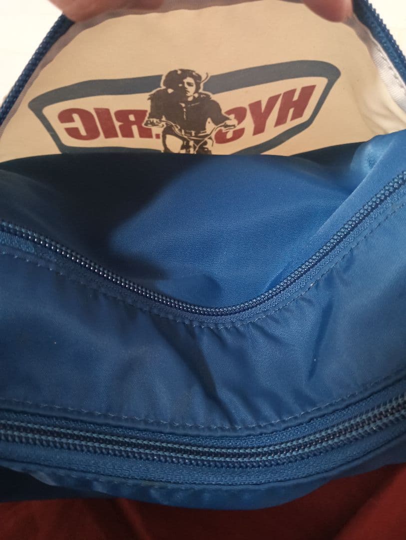 美品!ヴィンテージ ヒステリック・グラマー 自転車ロゴ ショルダーバッグ