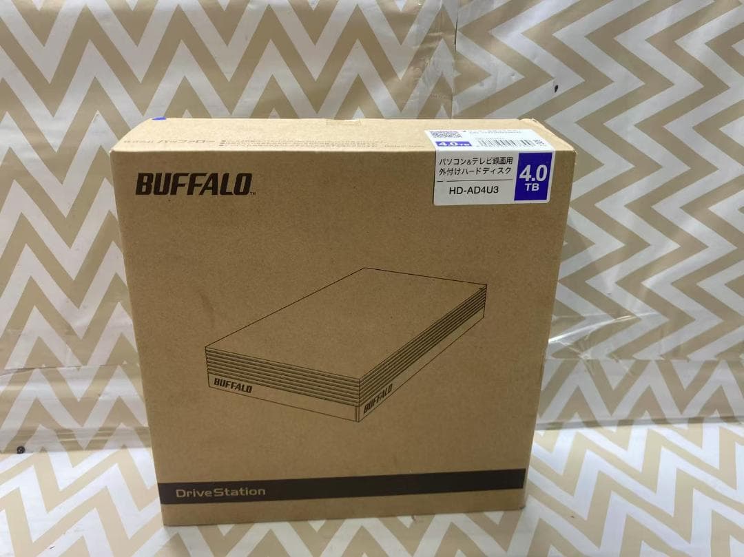 こ*ん様 バッファロー 外付けハードディスク 4TB 4K対応 HD-AD4U3