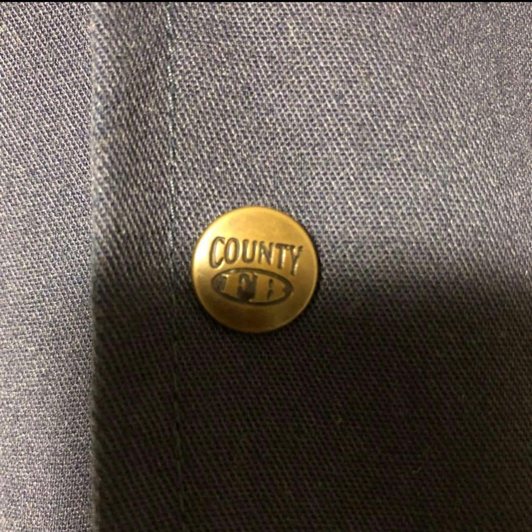 レアアイテム USA製 FB COUNTY フーデット ハーフコート ネイビー