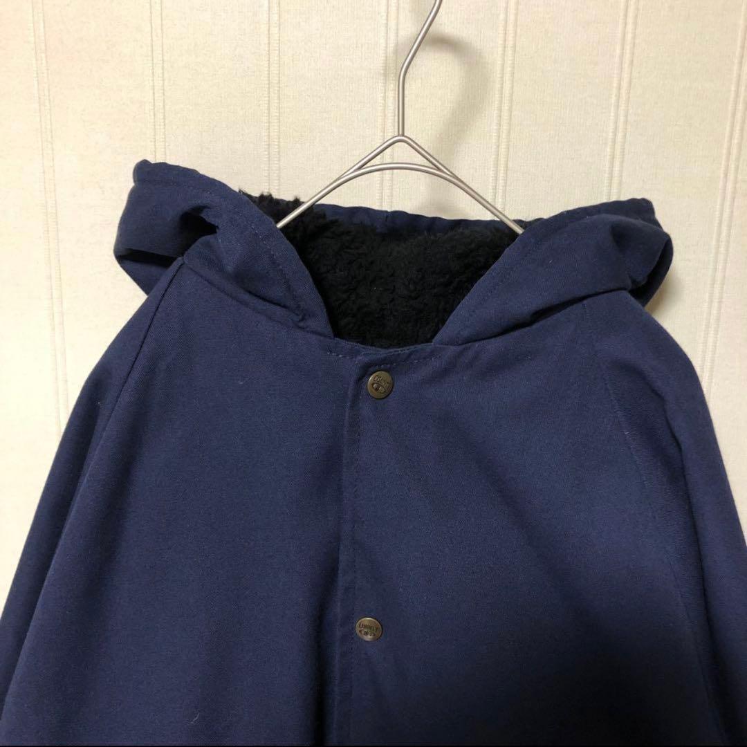 レアアイテム USA製 FB COUNTY フーデット ハーフコート ネイビー
