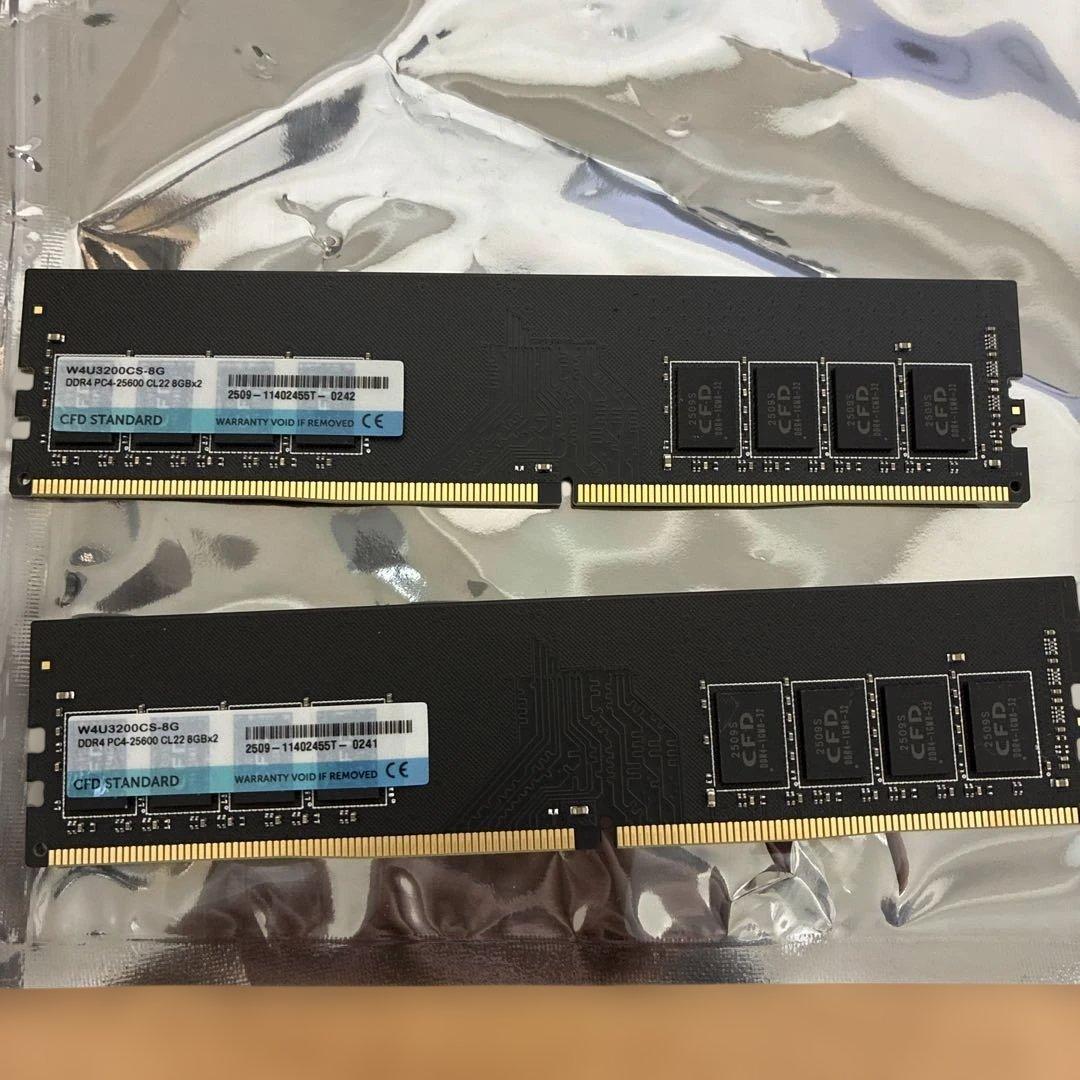 A*0様 CFD DDR4 8GB 3200 ×2 ジャンク