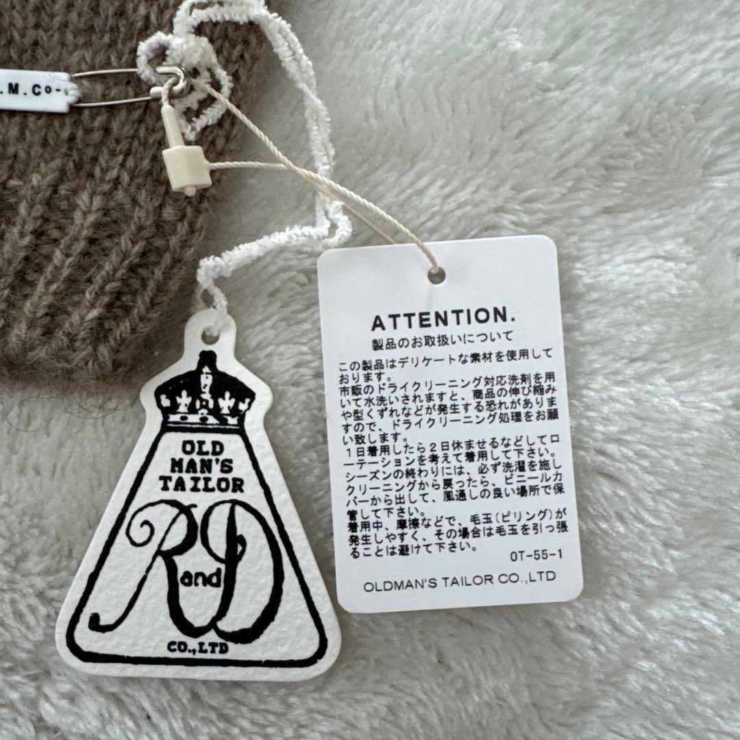R&D.M.Co- オールドマンズテーラー　エコカシミヤベレー帽子　未使用品