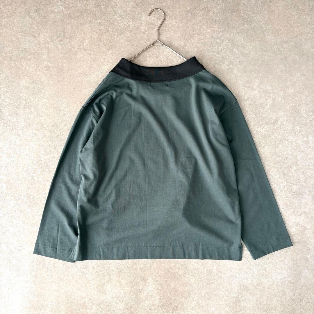 【美品】マーガレットハウエル 2024AW 襟付きニットジャンパー シルク