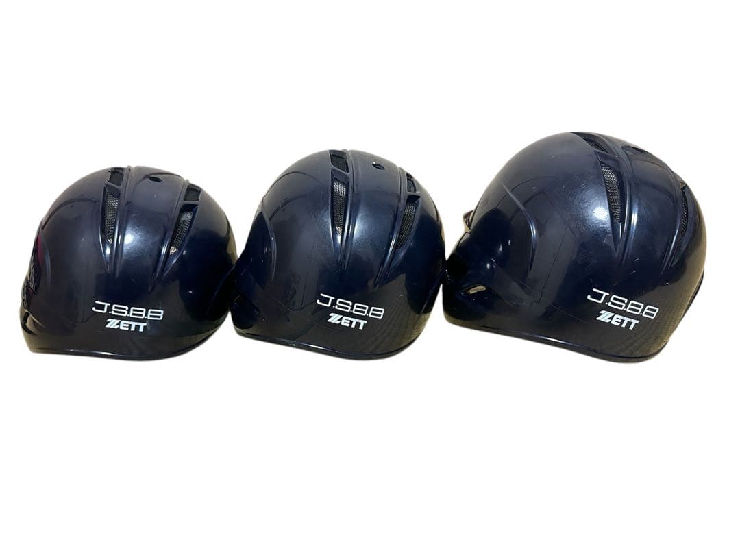 ZETT 片耳 軟式 ヘルメット 全Lサイズ 5個セット ネイビー 野球
