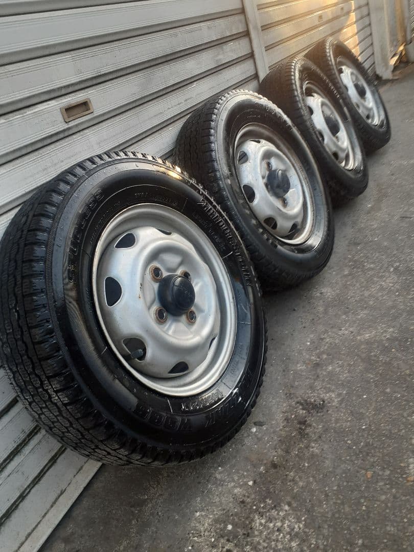 軽トラ ハイゼットトラック ブリジストン スタッドレスタイヤ&ホイール