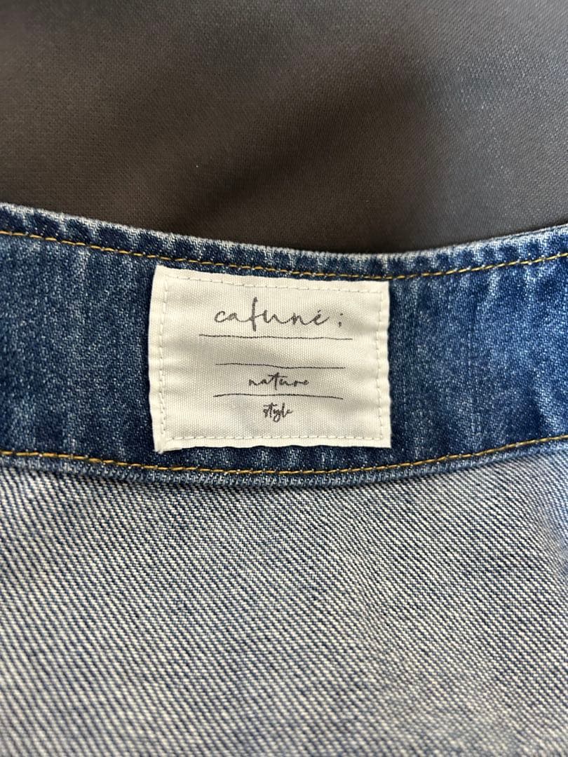 新品 cafune Vネック オーバーサイズデニムジャケット