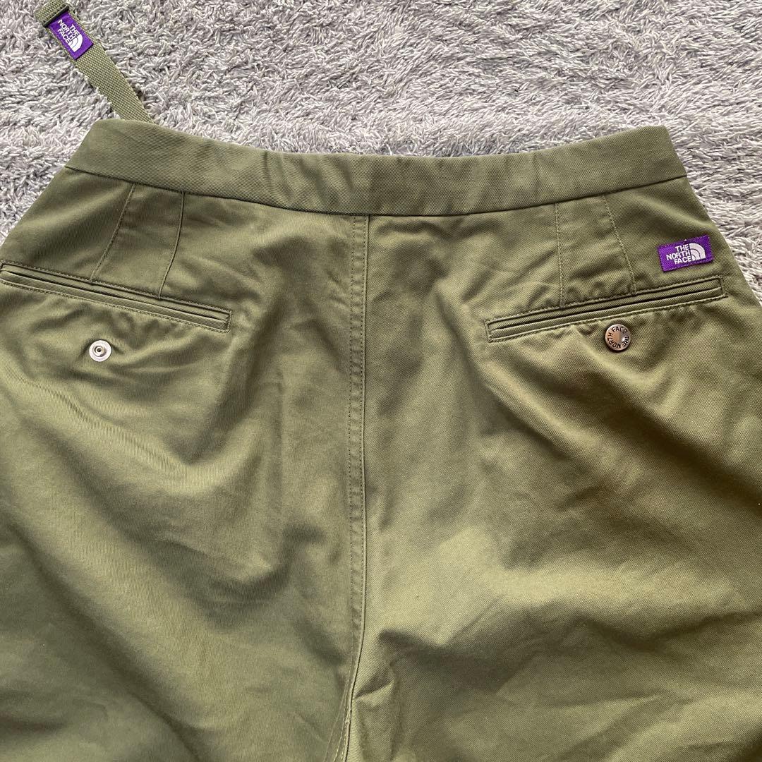 ノースフェイス　パープルレーベル　サイズ30 チノパン　カーキ　ワイドパンツ