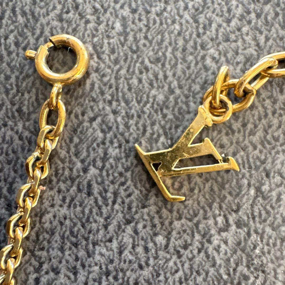 Louis Vuitton ゴールドネックレス　スワロフスキー