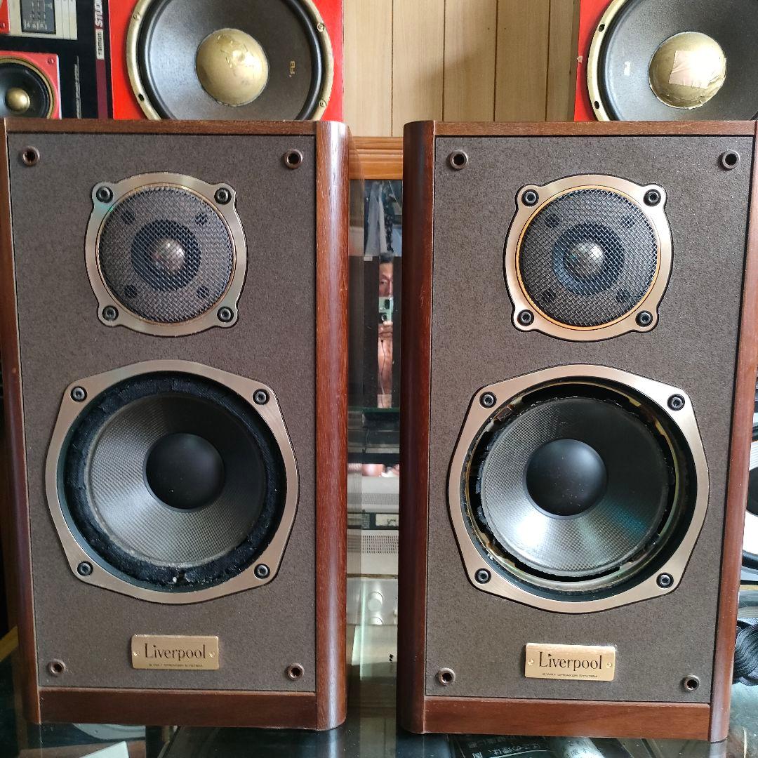 り*り様 ONKYO Liverpool スピーカー 木製キャビネット