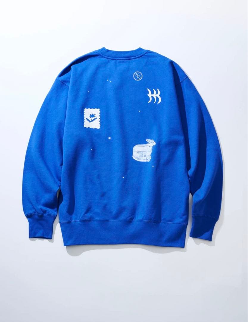 羊文学 ”magic words” sweat shirts [BLUE]