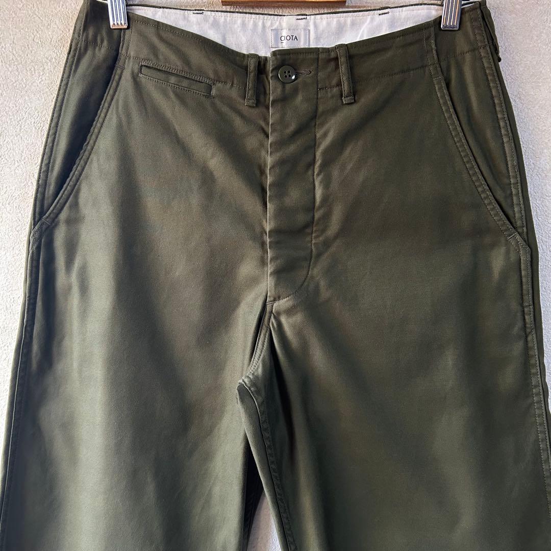 CIOTA / シオタ　EDIFICE別注 スビンコットン　モールスキンチノ　５